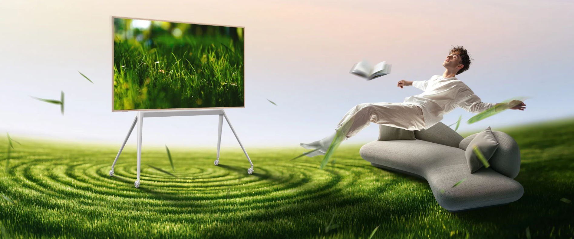 TCL 65A300W Ambient Relaxation Mode atmosphere visuals